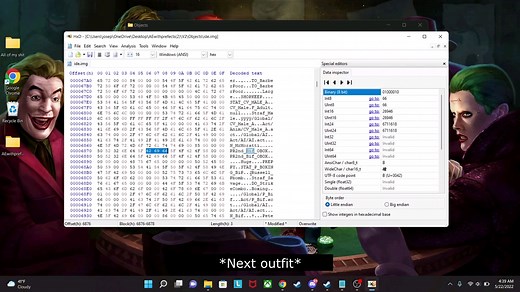 16进制编辑器教你修改ide自己做mod