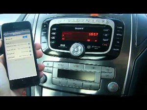 How to pair mobile phone via Bluetooth to Ford Mondeo with Sony Entertainment System
