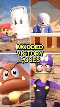 NEW Victory Poses (Sans, Waluigi, Sandbag, Goomba) [SSBU Mods] #smashmods #smashultimate #undertale