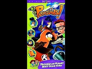 Opening to 321 Penguins! Trouble On Planet Wait Your Turn 2002 VHS
