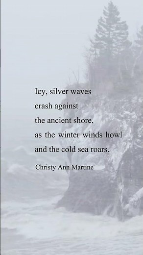 Slow Down and Listen to the Sound of Winter Waves Crashing on the Ocean Shore #blizzardsounds