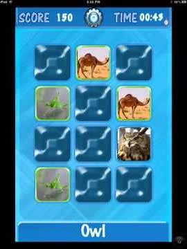 Match Animals Part 1 | Learning Games for Preschoolers