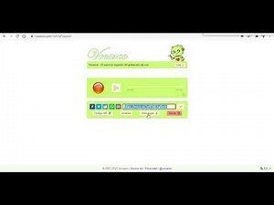 Vocaroo Tutorial 2021 Cómo grabar audio y compartir la liga
