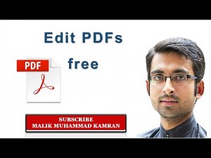 How to Edit PDF Free in Urdu || Hindi