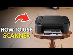 Canon Pixma TS3420 Printer How to Use the Scanner