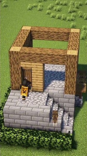 The Perfect First Home! Easy Minecraft Starter House Tutorial #minecraft