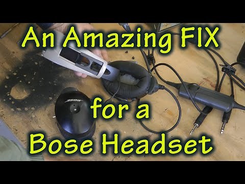 Amazing Repair Method for Aviation Headset