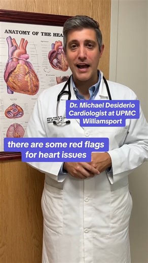 9.6K views · 22 reactions | These red flags could signal heart issues  - New onset shortness of breath. - Chest pain. - Palpitations, fast heart rate, or irregular heartbeat. - Leg swelling. If you have any of these symptoms, you should urgently speak to your doctor. | UPMC | Facebook