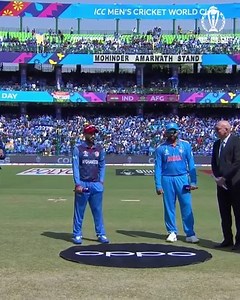 2M views · 88K reactions | Afghanistan have won the toss and chosen to bat first against India  Hear from the captains about the team news  | ICC - International Cricket Council | Facebook