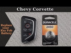 How to DIY Replace or Change a 2025 Chevy Corvette Key Fob Battery