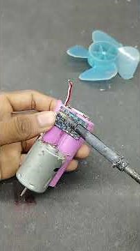DIY Mini Electric Fan | Simple Homemade Gadget | How to Make Mini Fan