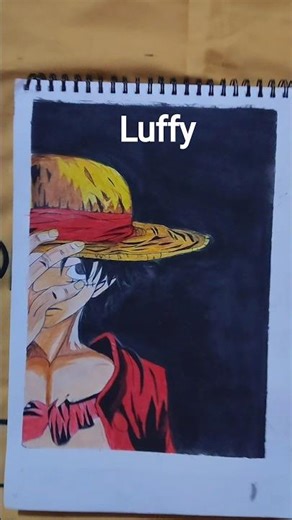 Creative drawing 7 X Luffy drawing 🎨 #shorts #anime #drawing #art