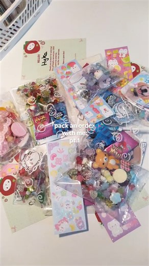 ✮⋆˙ jojo's jewels ✮⋆˙ on Instagram: "pack an order with me: part 1 Gonna make a 3 part series because I filmed content and I have no energy to film anything new. So we gonna milk this packaging series! 🏷️: #smallbusiness #handmade #packing #orders #packingorders #custom #necklace #keychain #beadedjewelry #charm #fypage #fypage #explore #explorepage"