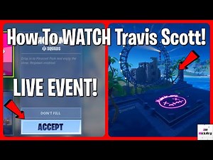How to WATCH the Travis Scott Event in Fortnite! (Live) | Astronnomical