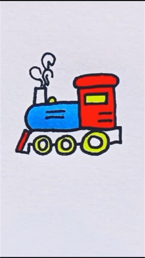 How to draw a train head easy drawing #simple #art