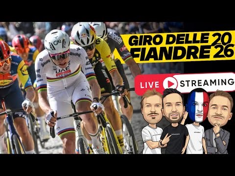 LIVE REACTION Giro delle Fiandre 2026 | Tutti contro POGACAR