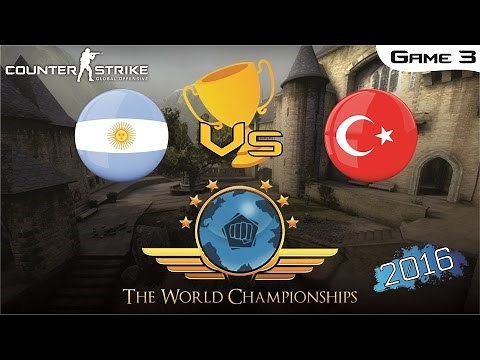 CS:GO World Championship 2016 + Trophy and Ending Ceremony - Argentina Vs Turkey [Game 3] (Final)