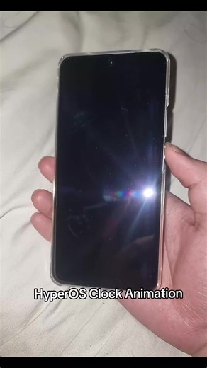 HyperOS Clock Animation and Always On display customization theme😍 #xiaomi #hyperos #animation #aod #theme