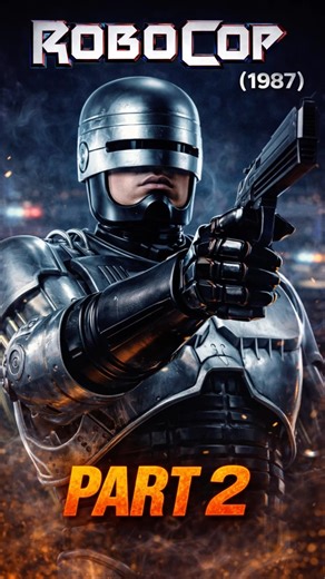 RoboCop (1987) | RoboCop Stops a Gas Station Robbery 🚔💥