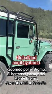 Recorrido por el Bromo. El hermoso paisaje del Monte Bromo, Java Oriental #bromo #bromotour #viral