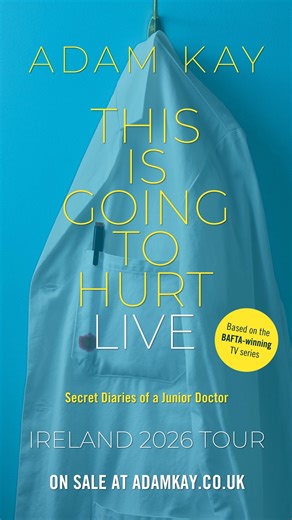 Adam Kay: This Is Going To Hurt BAFTA-winning comedian Adam Kay shares his uniquely hilarious diaries as a junior doctor in this “electrifying” (Guardian) evening of stand-up. Friday 13th February, 8pm SOLD OUT, 6pm show added due to high demand. Book now! 🎟️ https://bit.ly/4mzczjh #AdamKay #Comedy #Theatre #Limerick #LimeTreeTheatre | Lime Tree Theatre
