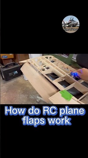 How do rc airplane flaps work #rcaircraft #rcaircraft #modelplanes