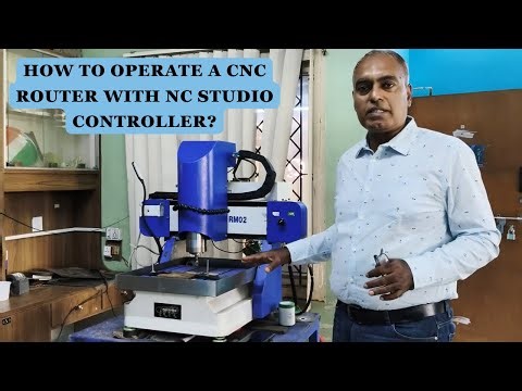 How to Operate A CNC Router with NC Studio Controller?