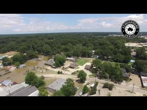 Louisiana Flood of 2016: Watch aerial footage from Denham Springs