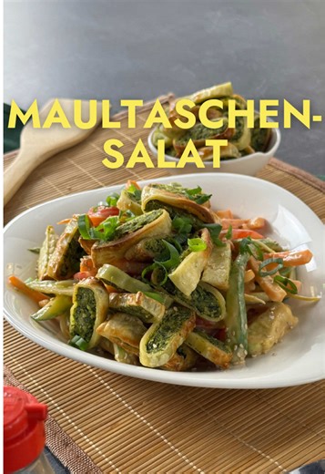 Maultaschen-Salat für Glücksmomente und Genuss