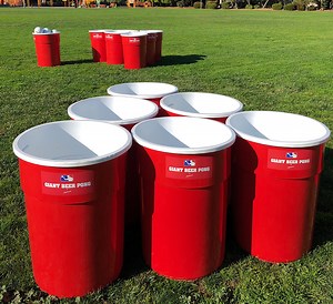 Giant Beer Pong Game - Arcade Party Rental Giant Size Rental Bay Area