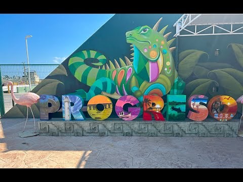Progreso Mexico Cruise Port and Beach 360 Tour