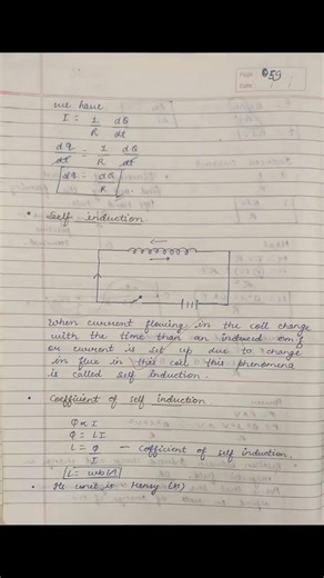 Best handwritten notes Class 12 (Ch-6= electromagnetic induction)..