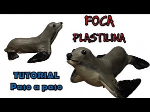Como hacer una foca de Plastilina / How to make a seal with clay