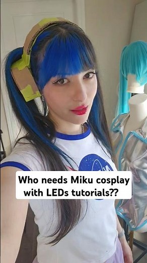 Miku Cosplay tutorials anyone?? #miku #vocaloid #cosplaytutorial #diycrafts #diyprojects #fortnite
