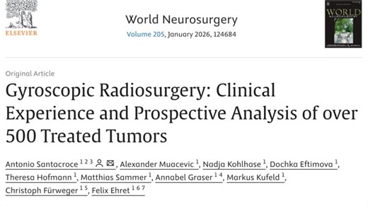 ZAP-X Radiosurgery: Early Outcomes in 500  Tumors | ZAP Surgical Systems, Inc. posted on the topic | LinkedIn