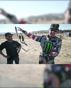 Who starts a drag race facing the wrong direction?? Well I did, while racing the Hoonigan’s “Merch Van” in the last and final episode of Hoonicorn Vs The World. The obvious discrepancy in power and sheer ridiculousness of racing a bread van meant we needed to be extra creative, plus I finally got to do some Gymkhana... during a drag race! As you can see, we had fun filming this episode. Especially me! LINK: www.youtube.com/watch?v=_seeGsdCbh4 | Ken Block