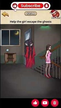 Nightmare Puzzles: The Unknown - Escape from the ghosts!!! - Level 24 -Ghost Escape Puzzle Game