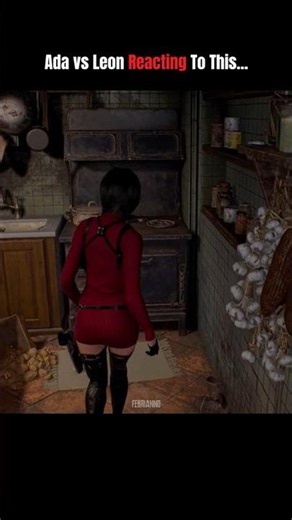 Ada & Leon Reacting To A Chicken #residentevil #residentevil4