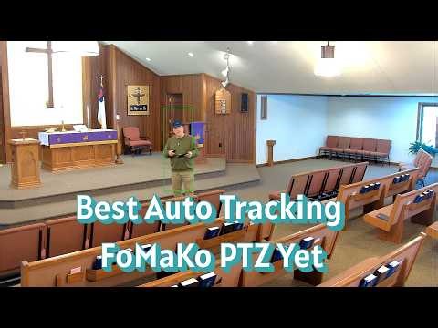 Fomako K600N Auto Tracking and Recording to flash drive on camera