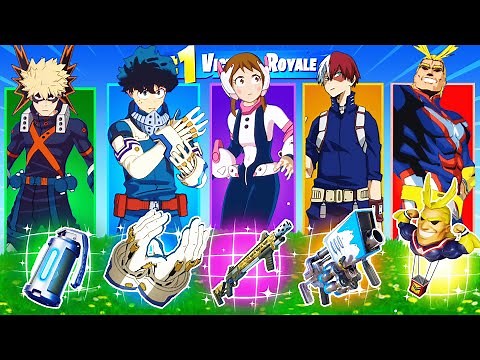 The *RANDOM* MY HERO ACADEMIA BOSS Challenge in Fortnite!