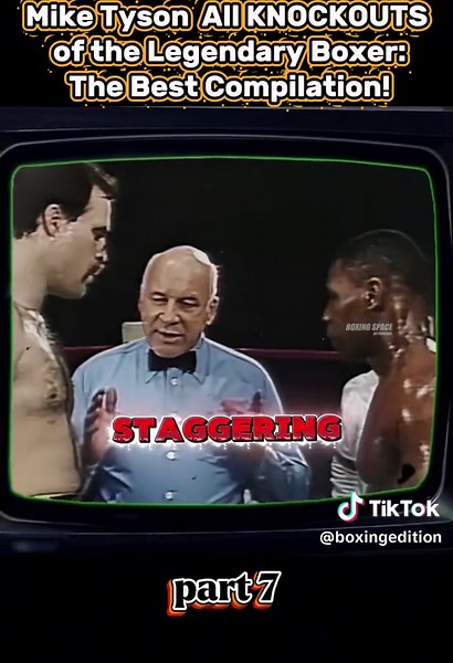Part 7: Mike Tyson All KNOCKOUTS of the Legendary Boxer: The Best Compilation! #ufc #boxing #usa🇺🇸 #fyp #mma