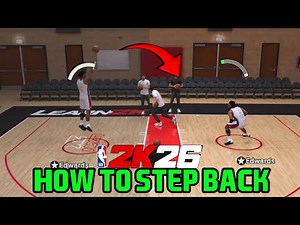 NBA 2K26 How to do a STEP BACK JUMP SHOT