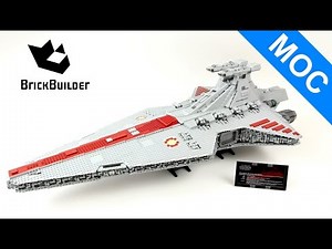 Lego MOC Star Wars UCS Venator Star Destroyer - 5414 pcs!!! - Lego Speed Build