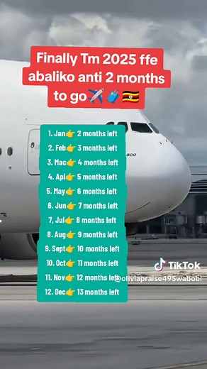 Airplane Schedule Countdown for 2025 Events