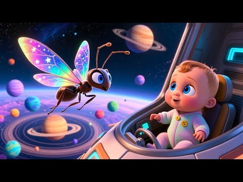 Flying Ant’s Starship 🚀🐜 | Space Adventure for Kids | Fun Learning Video