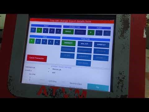 ATVM machine se ticket kaise nikale | howto book ticket in atvm | automatic ticketvending machine