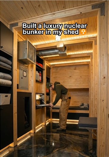 Transforming a Shed into a Luxury Nuclear Bunker