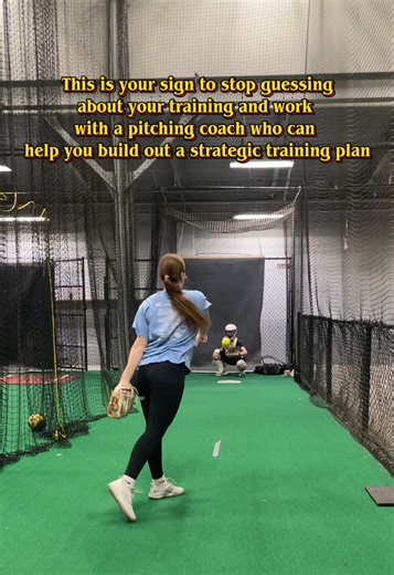 Stop guessing about what you should be doing for offseason training! Work with a pitching coach to set strategic goals and receive a targeted practice plan to keep yourself on track. #softballpitcher #pitchingcoach #fastpitchsoftball #softballcoach