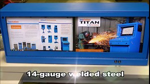 Two Monitors Enclosure - Industrial - NEMA 12