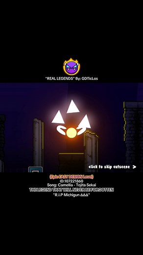 Niveles de Geometry Dash inspirados en Michigun ∆∆∆